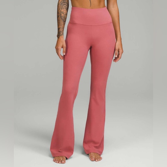 lululemon athletica Pants - NWOT Lululemon Groove Pant Brier Rose Size 6 Flare Leggings